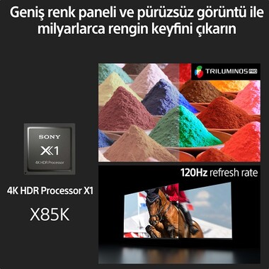 KD-85X85K | 4K Ultra HD | Yüksek Dinamik Aralık (HDR) | Smart TV (Google TV) - Thumbnail