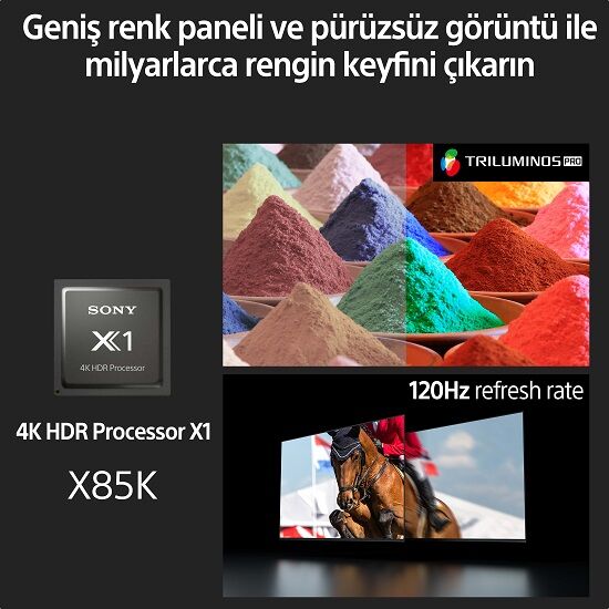 KD-85X85K | 4K Ultra HD | Yüksek Dinamik Aralık (HDR) | Smart TV (Google TV)