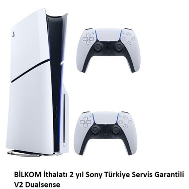 Sony - PlayStation 5 Slim Diskli Konsol + DualSense Wireless Controller V2