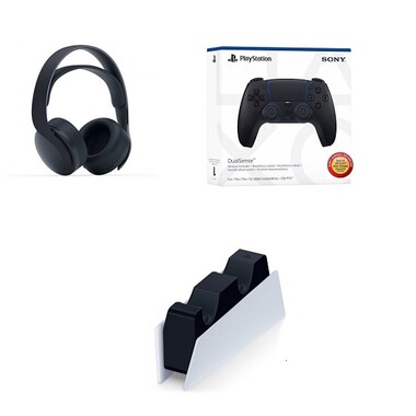 Sony - PS5 Aksesuar Seti (Kulaklık Dualsense Sarj İstasyonu)