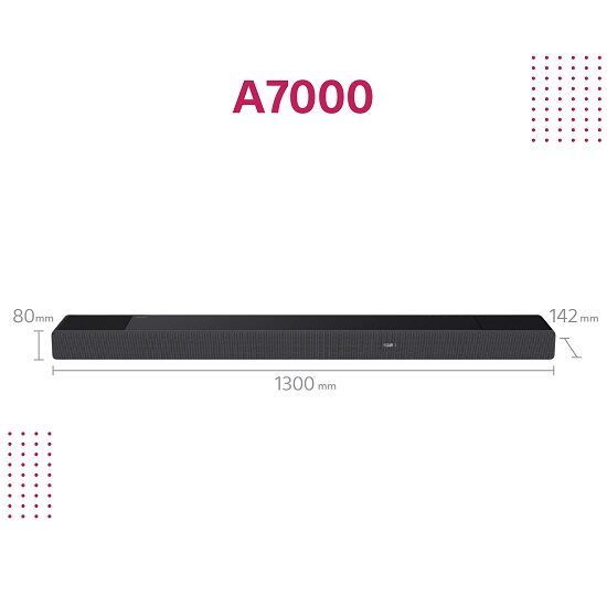 Sony HT-A7000 Yeni 7.1.2 Kanal Dolby Atmos®/ DTS:X® Sound Bar