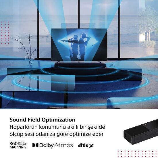 Sony HT-A7000 Yeni 7.1.2 Kanal Dolby Atmos®/ DTS:X® Sound Bar