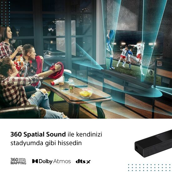 Sony HT-A7000 Yeni 7.1.2 Kanal Dolby Atmos®/ DTS:X® Sound Bar