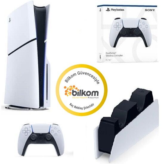Sony PS5 Slim Konsol 2.Kol Sarj İstasyon Paketi