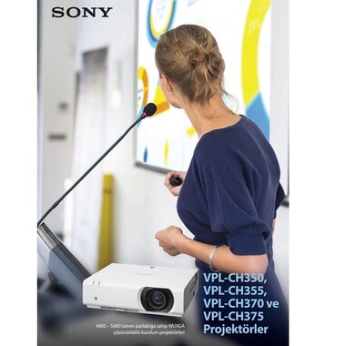 SONY VPL-CH350 4.000 Lümen | 1920 x 1200 çözünürlük | 5.000 SAAT Projeksiyon - Thumbnail