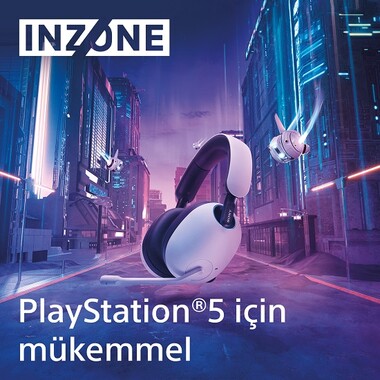 Sony WHG900NW INZONE H9 Gürültü Engelleme Özellikli Kablosuz Oyun Kulaklığı - Thumbnail