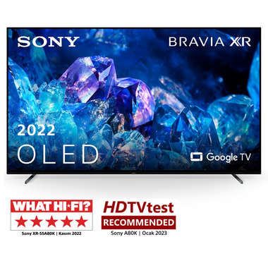 Sony - XR-55A80K | BRAVIA XR | OLED | 4K Ultra HD | Yüksek Dinamik Aralık (HDR) | Smart TV (Google TV)
