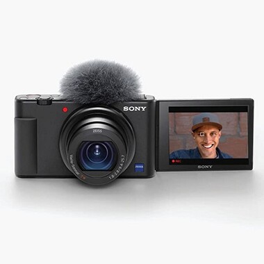ZV-1 Vlog Kompakt Kamera + ECMW2B Mikrofon + GPVPT2BT Bluetooth El Tutamacı - Thumbnail